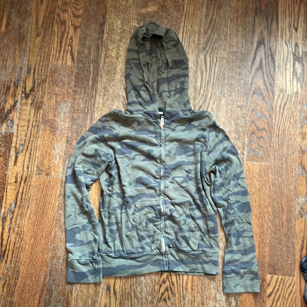 Monrow Camouflage Hoodie Size XS